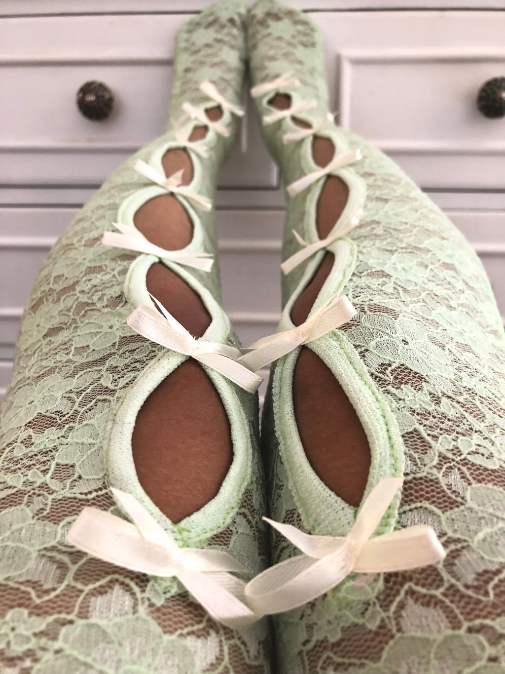 Lace little bow socks