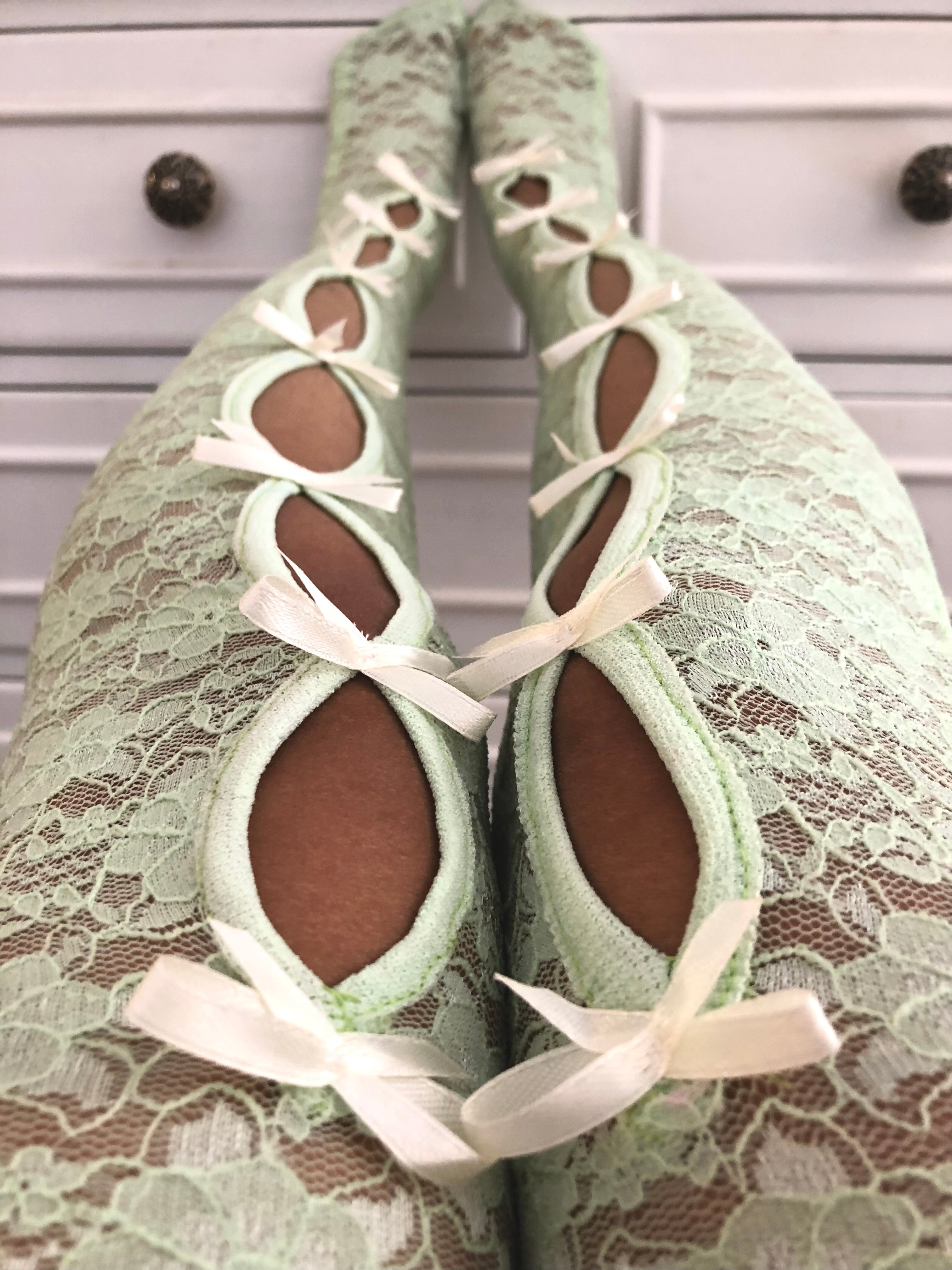 Lace little bow socks