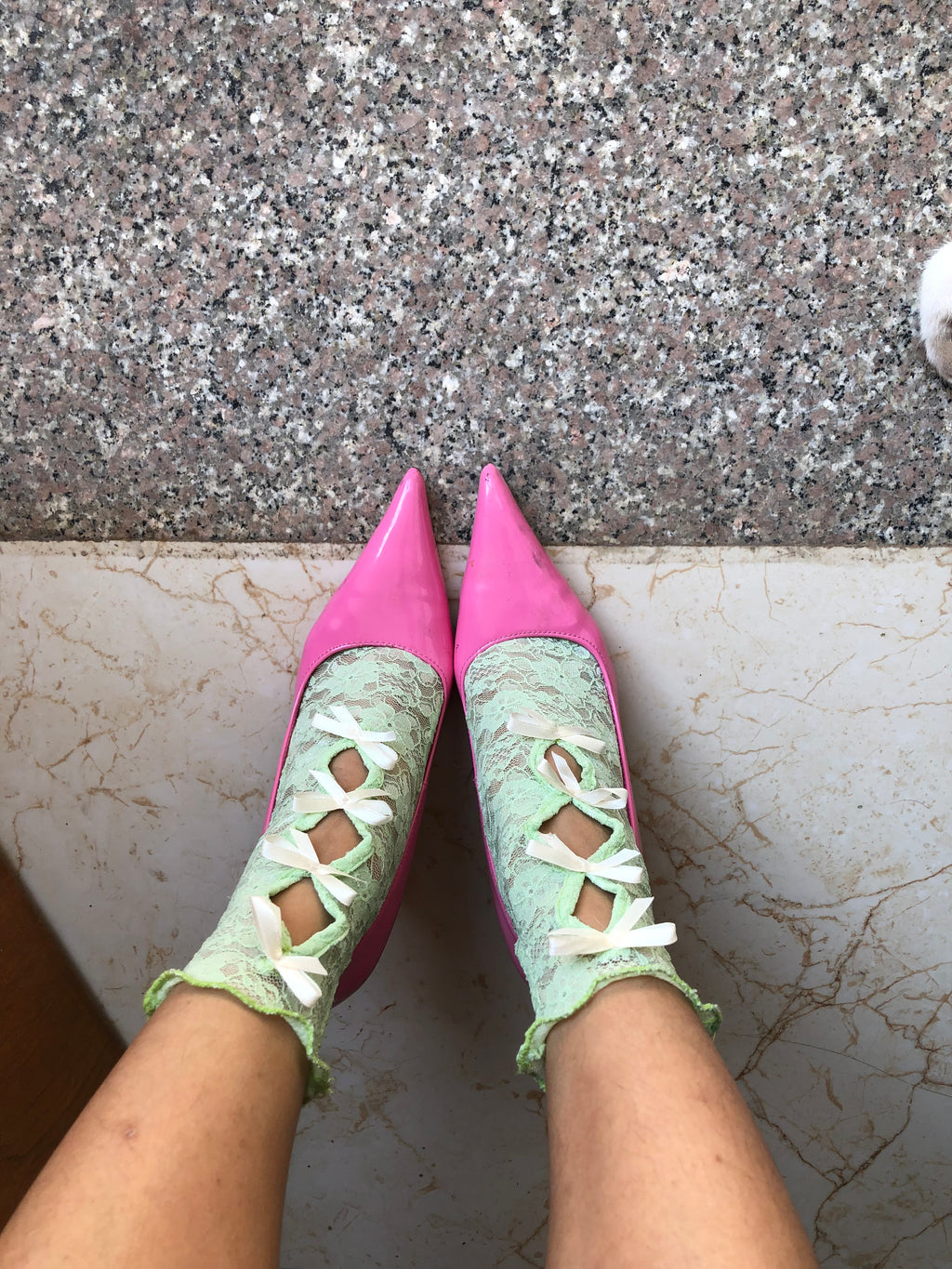 Lace little bow socks
