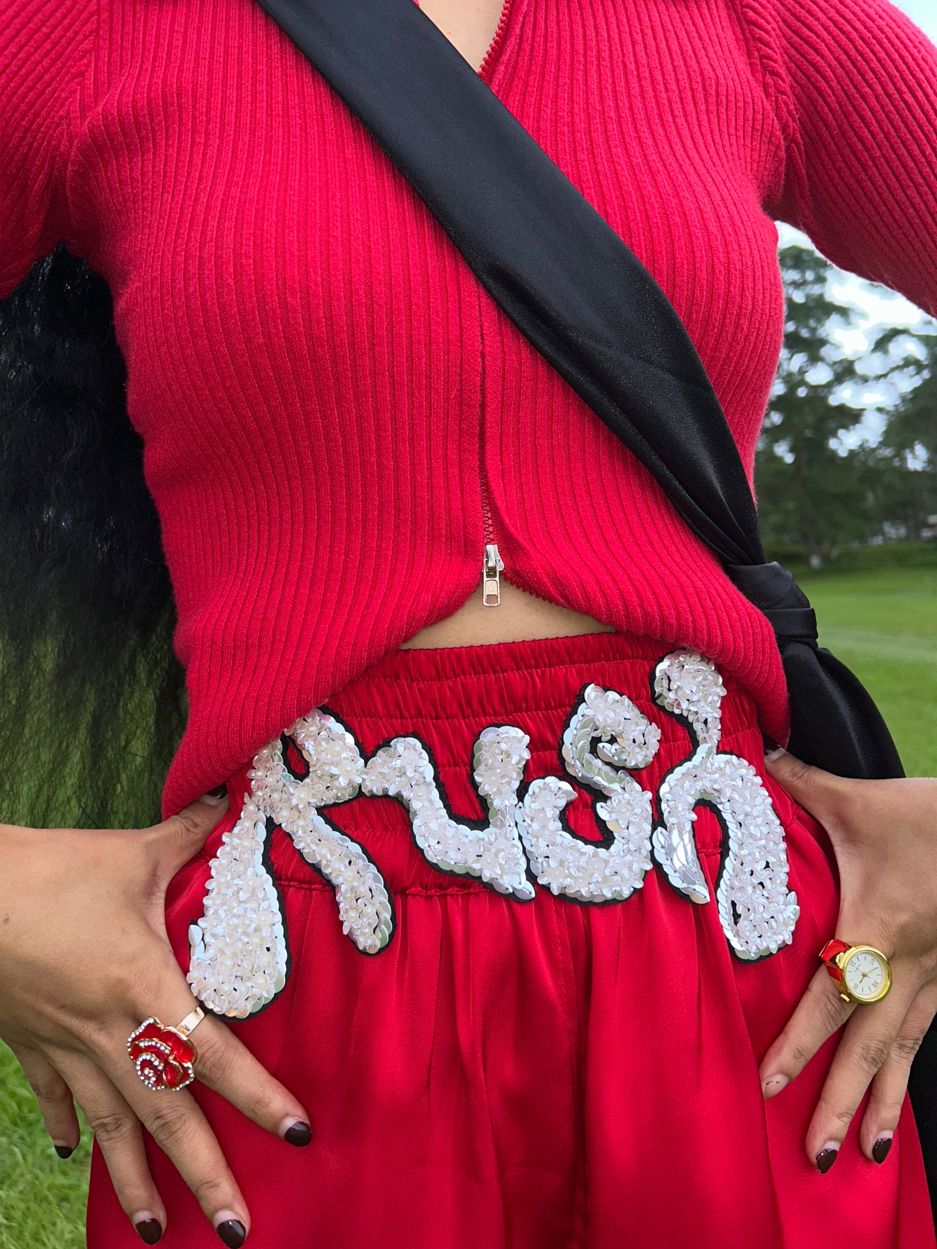 Embellished Muay Thai shorts
