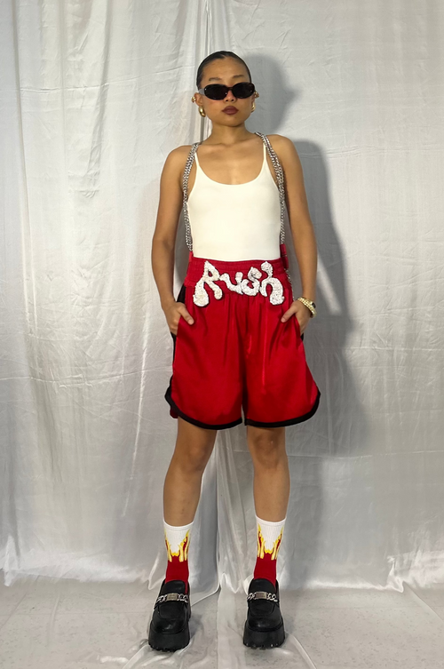 Embellished Muay Thai shorts