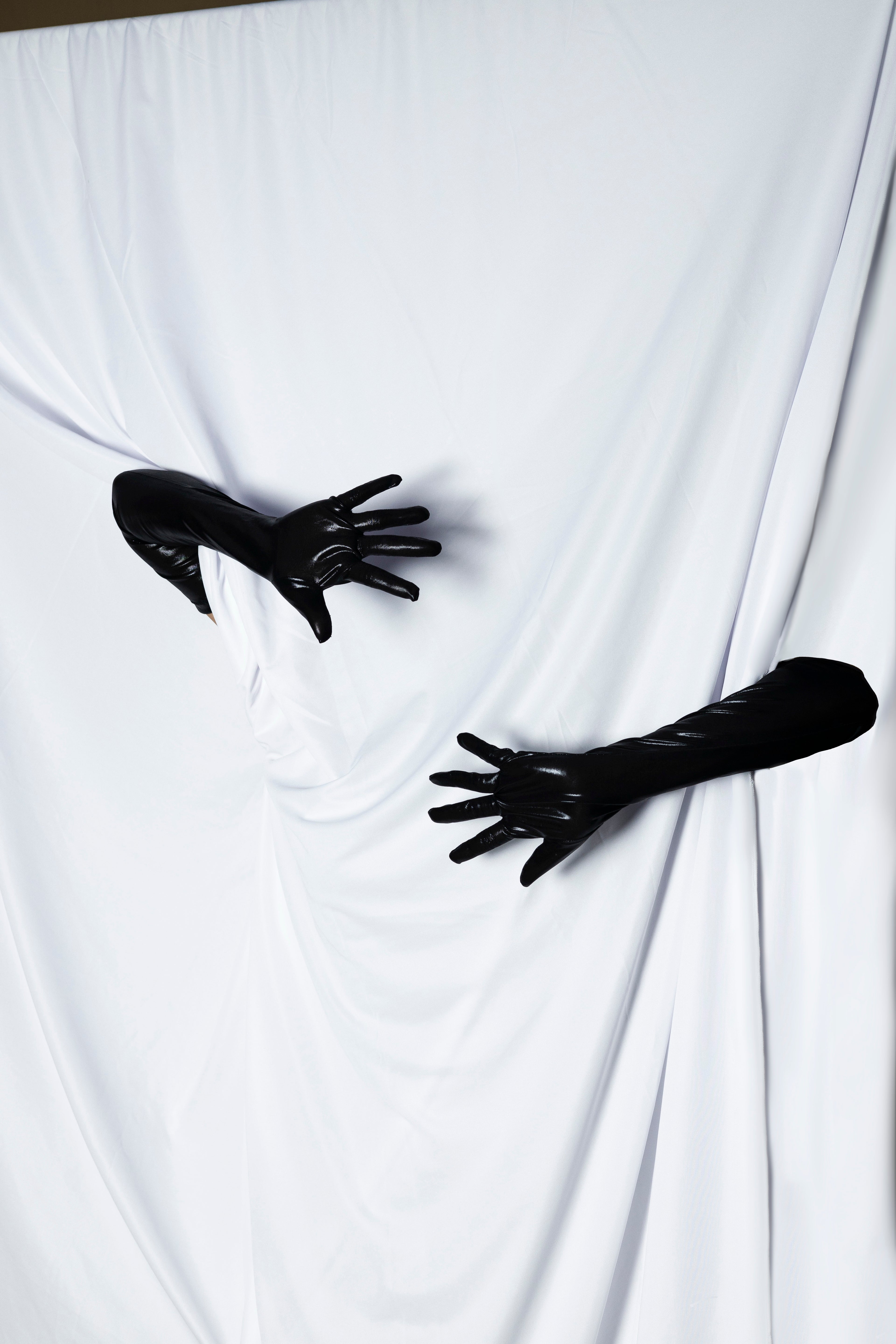 Black Leather Gloves