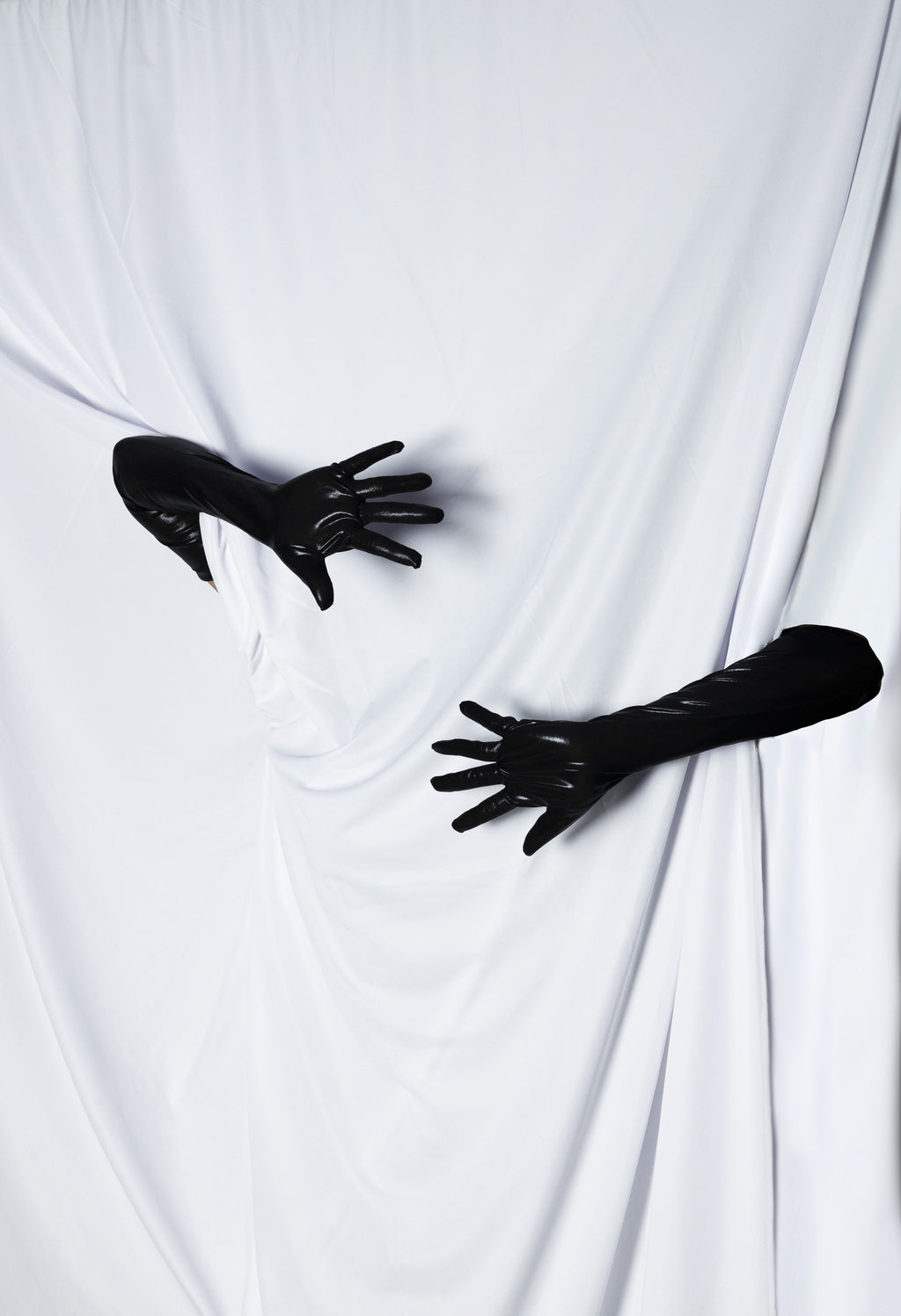 Black Leather Gloves