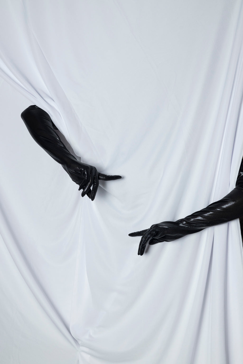 Black Leather Gloves