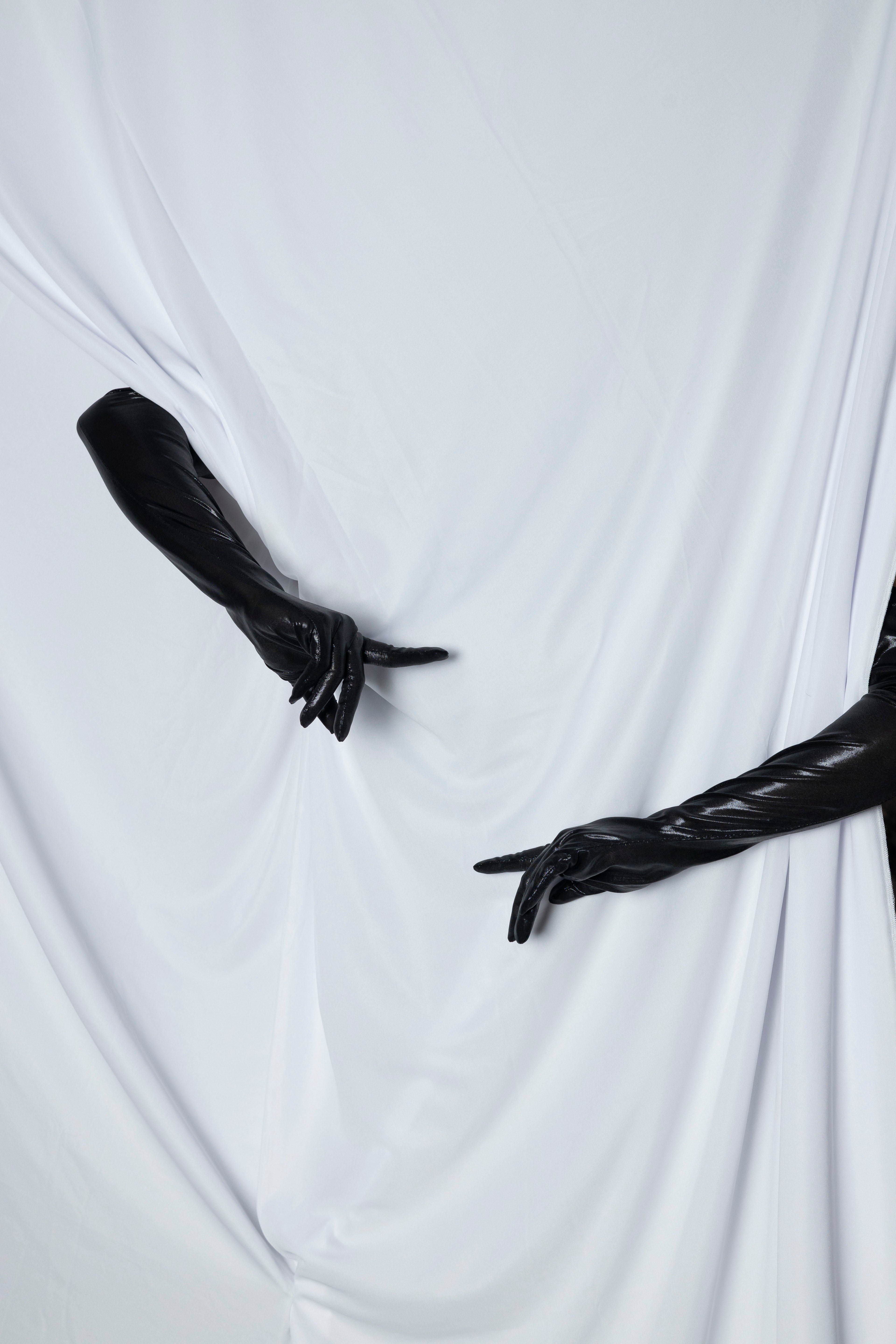 Black Leather Gloves