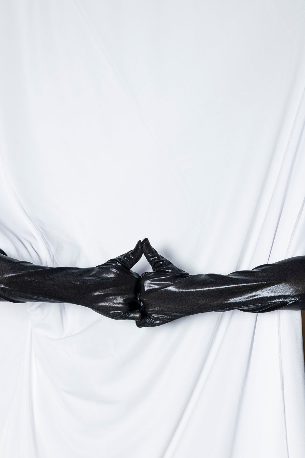 Black Leather Gloves