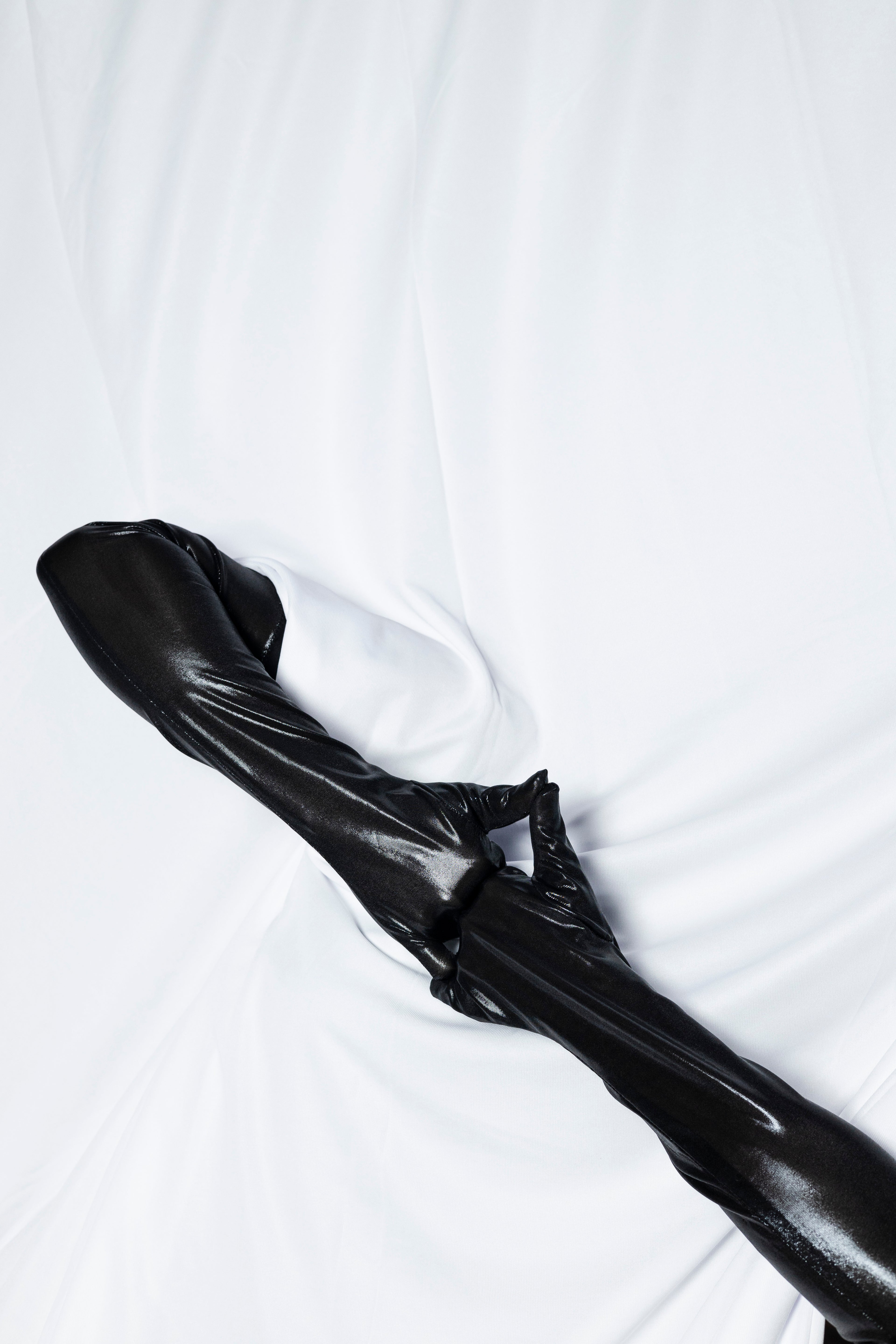 Black Leather Gloves