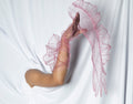 Net ruffle ruffle gloves